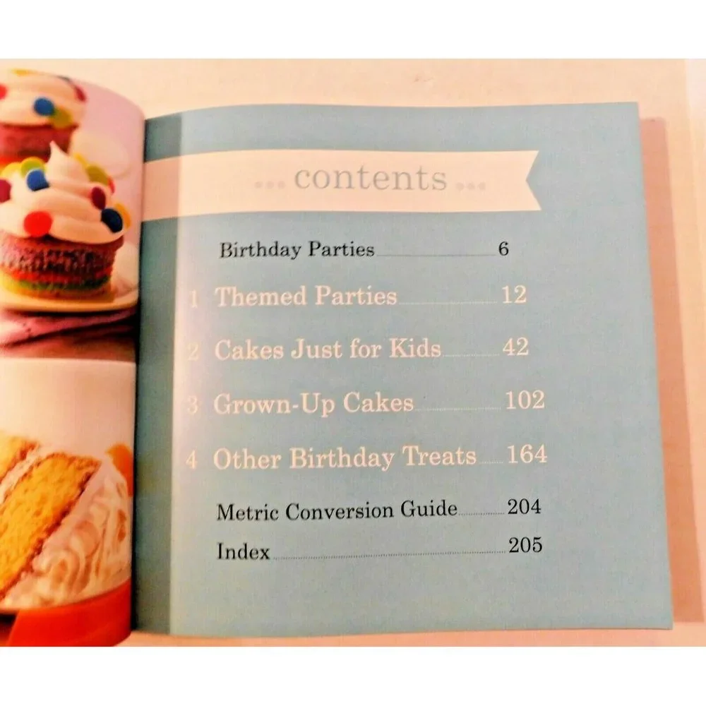 Betty Crocker Birthdays Cookbook 2014 Trade Paperback Recipes